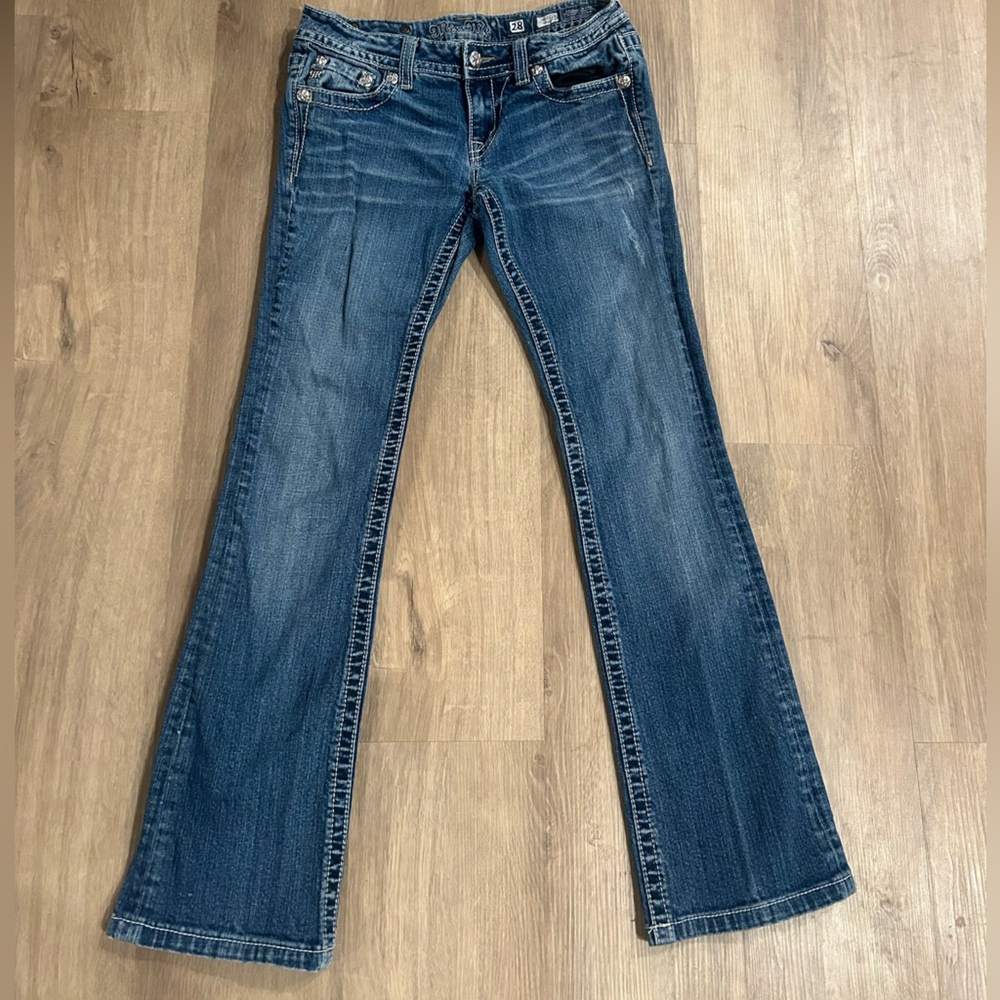 Miss Me Dark Blue Skinny Jeans